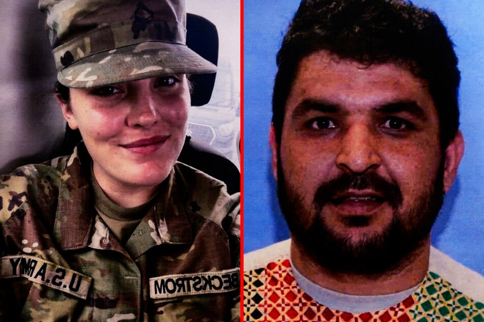 Rahmanullah Lakanwal (r.), the man accused of shooting two National Guard members in Washington DC, will face murder charges after the death of Sarah Beckstrom (l.).