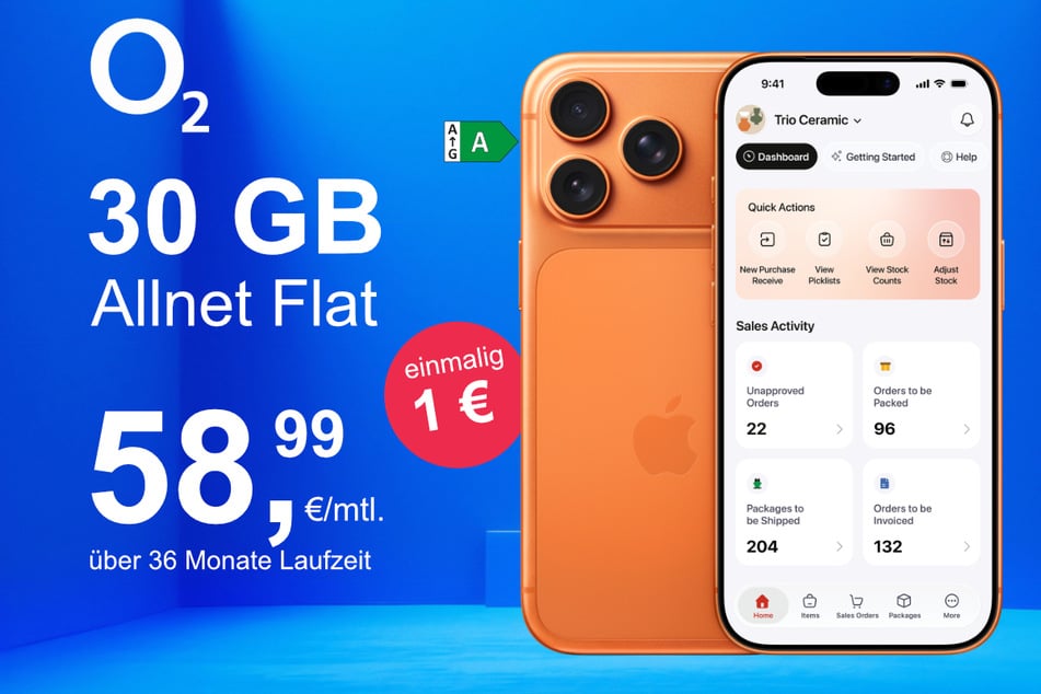 Für kurze Zeit gibt's bei o2 gibt's das neue iPhone 17 Pro exklusiv für nur 1 Euro.