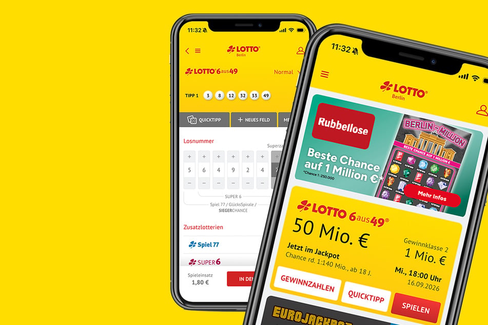Am Mittwoch (16.9.) liegen bei LOTTO 6aus49 satte 50 Millionen Euro im Jackpot