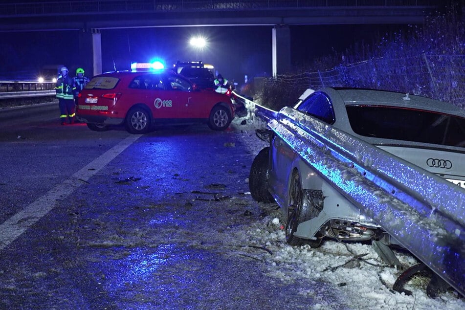 Eisregen-Unfälle: Massenkarambolage mit Verletzten auf spiegelglatter A96