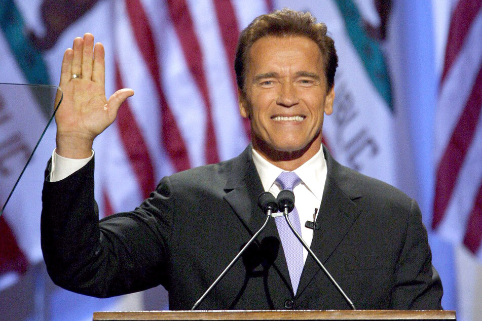 Arnold Schwarzenegger (heute 75) in seinem Amt als Gouverneur von Kalifornien im Jahr 2007. (Archivbild)