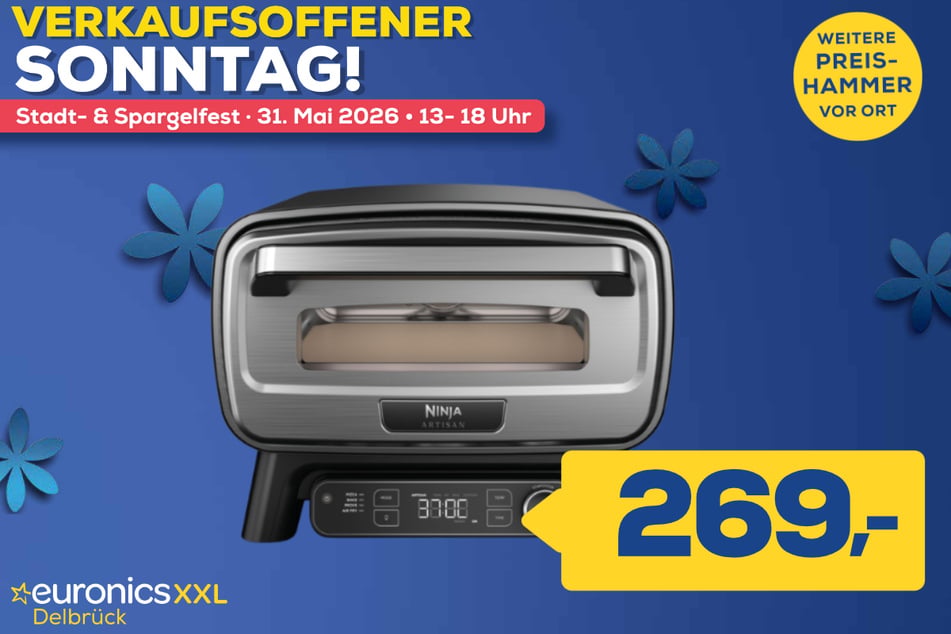Ninja-Pizzaofen MO201EU für 269 Euro.