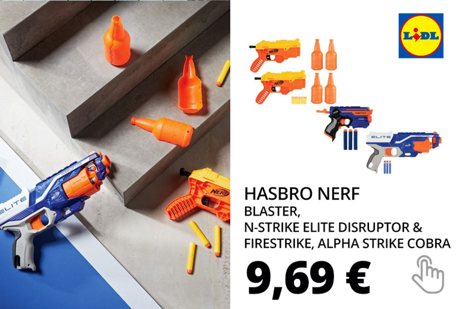 Hasbro Nerf Blaster, N-Strike Elite Disruptor & Firestrike, Alpha Strike Cobra, ab 8 Jahren