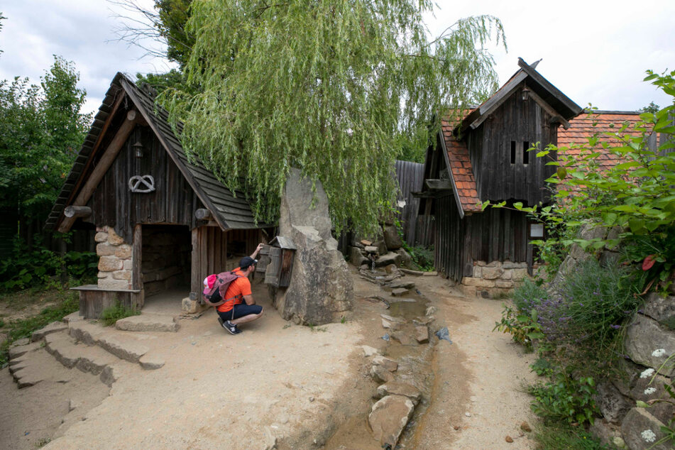 Der Erlebnispark SteinReich in Hohnstein.