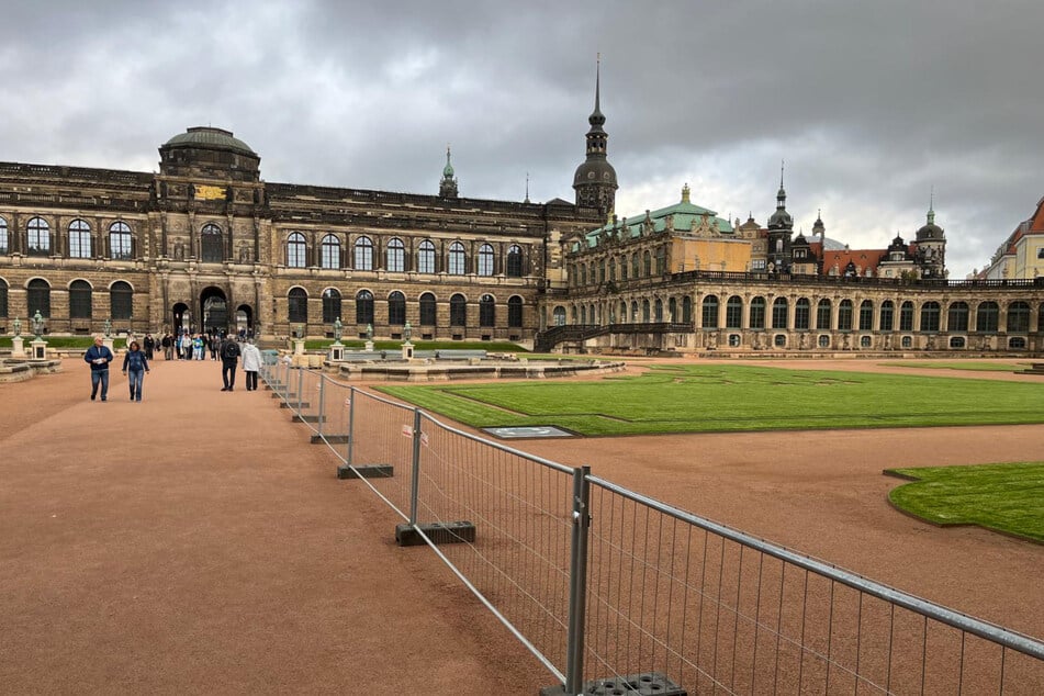 Der Innenhof wird im Laufe der nächsten Woche feierlich wiedereröffnet.
