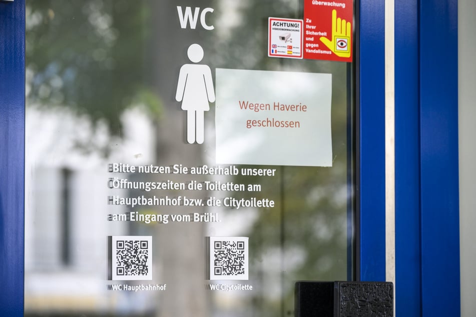 Die Toilette am Omnibusbahnhof ist derzeit wegen Havarie geschlossen.
