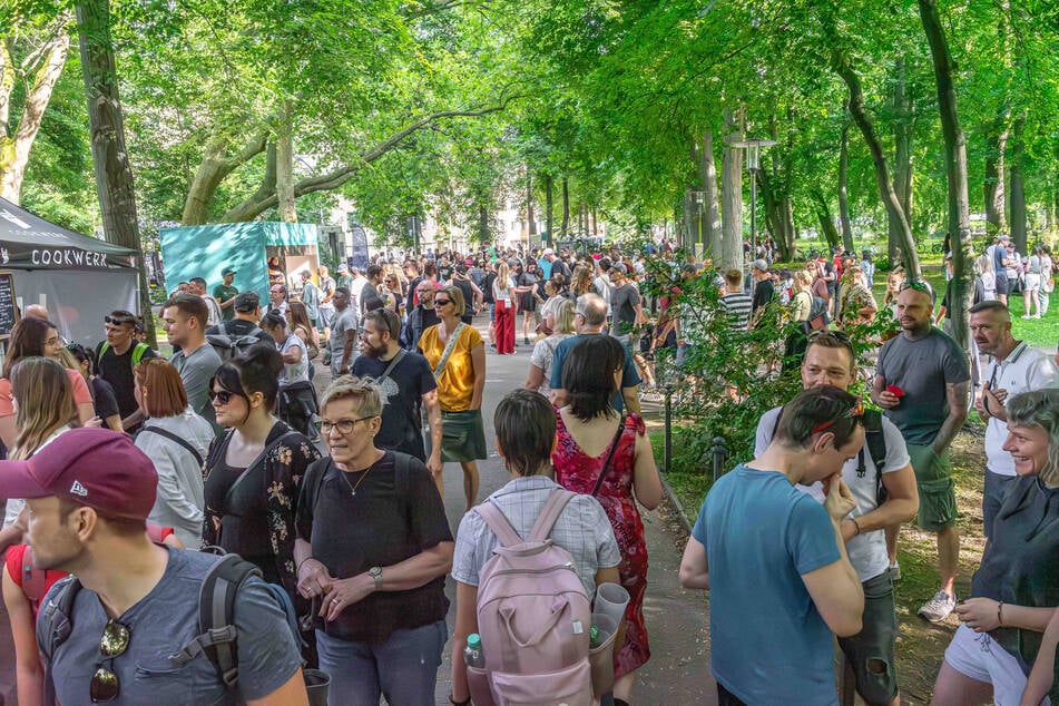 Das Kosmos-Festival findet von Freitag bis Sonntag in der Innenstadt und rund um den Schlossteich statt.