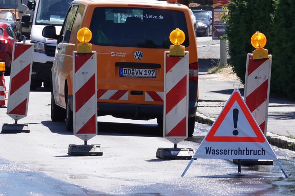 Dresden: Rohrbruch in Bühlau und am Fetscherplatz!