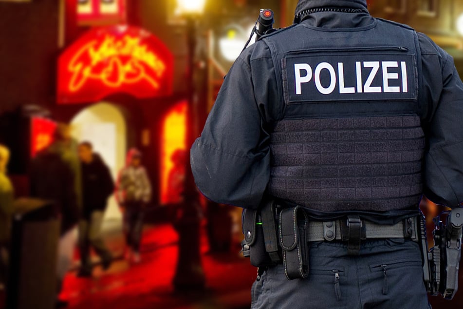 Polizeikräfte rückten am späten Montagabend zu einem Bordell in der Frankfurter City aus: Ein Mann hatte eine Frau attackiert und verletzt. (Symbolbild)