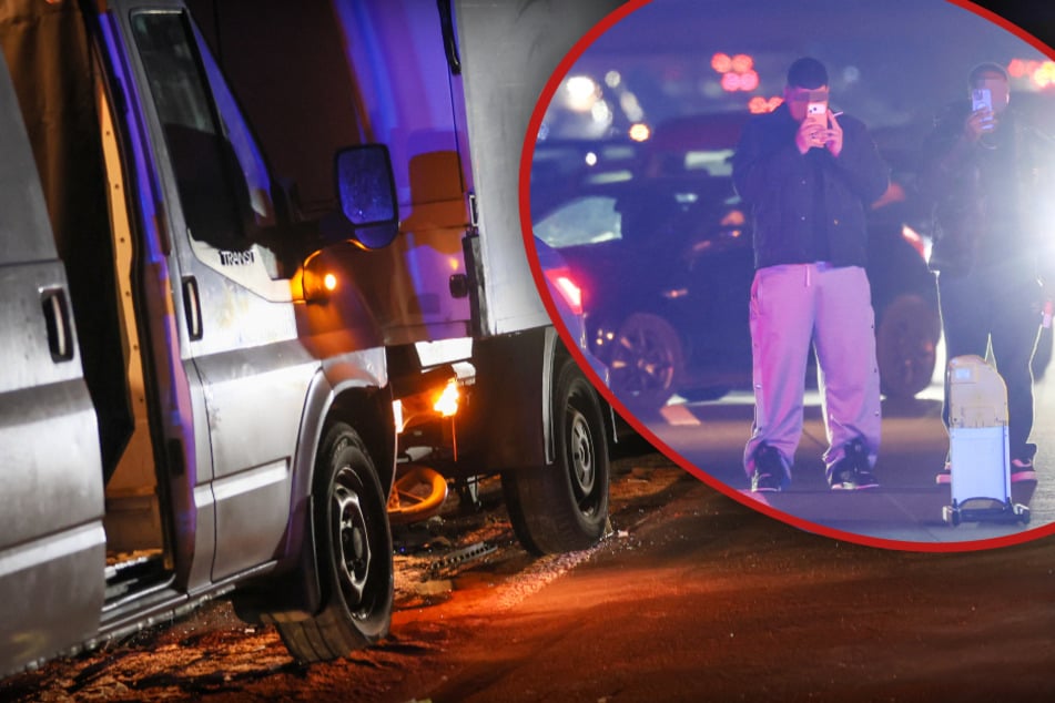 Unfall A3: Mehrere Verletzte nach Unfall auf A3: Polizei bringt Schwangere in Klinik, Gaffer stören Einsatz