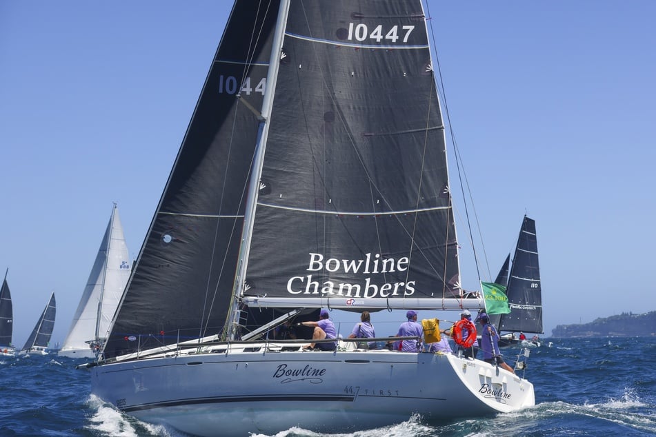 Auf der "Bowline" kam bei der Sydney-Hobart-Regatta ein Mensch ums Leben.