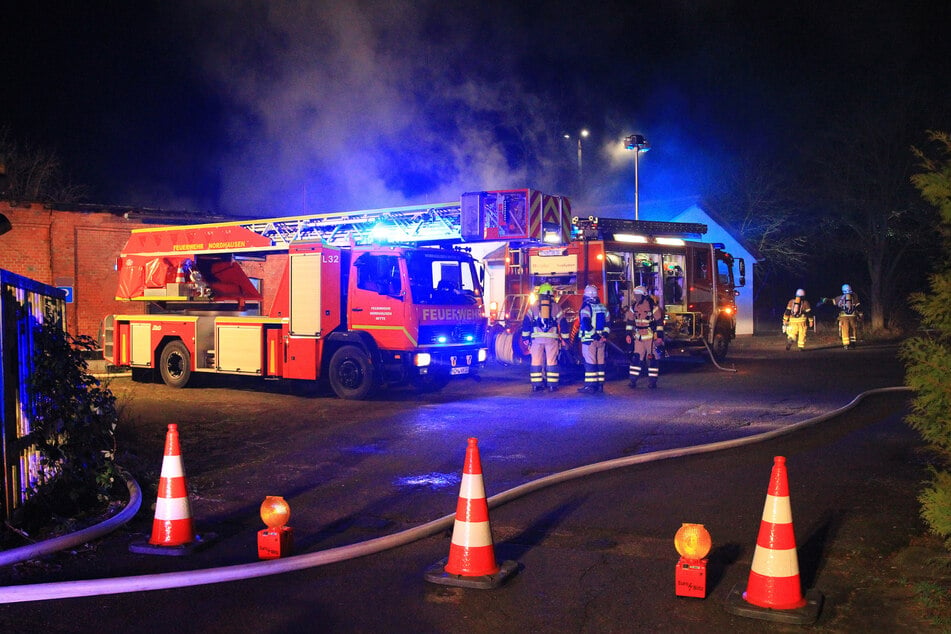 Zu dem Brand kam es am Sonntagabend.