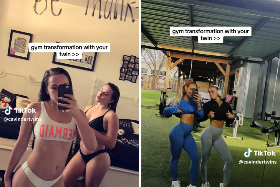 The Cavinder twins have amazed fans with their remarkable fitness journey in a viral TikTok that has been deleted.
