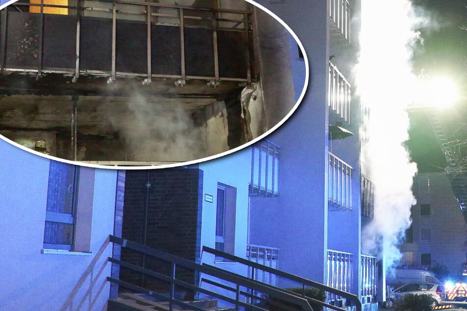 Bewohner rufen um Hilfe: Wohnung in Mehrfamilienhaus brennt lichterloh