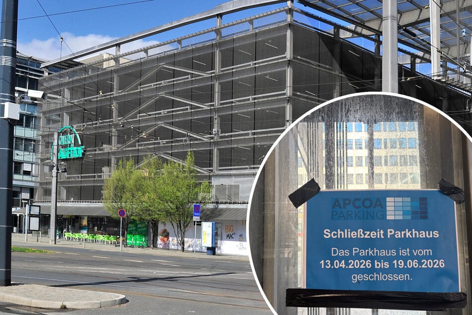 Chemnitz: Chemnitzer Parkhaus soll nach wochenlanger Schließung wieder öffnen