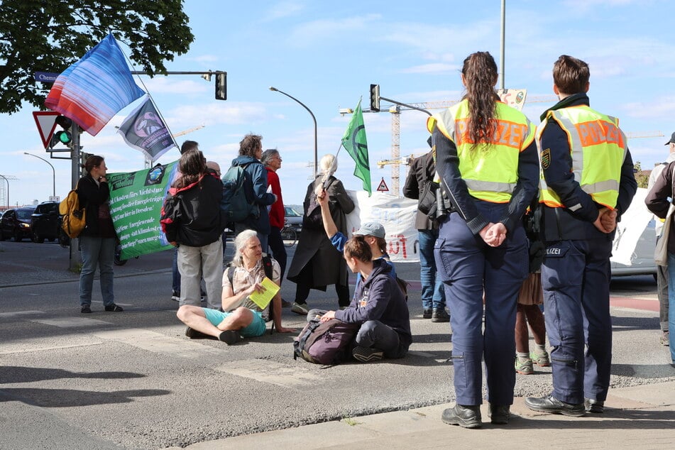 Für die Polizei gab es während der Blockade keinen Grund zum Eingreifen.