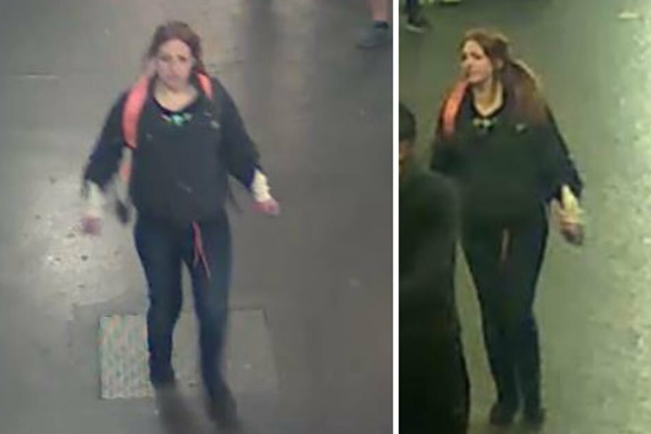 Mit diesen Fotos sucht die Polizei nach der Tatverdächtigen.