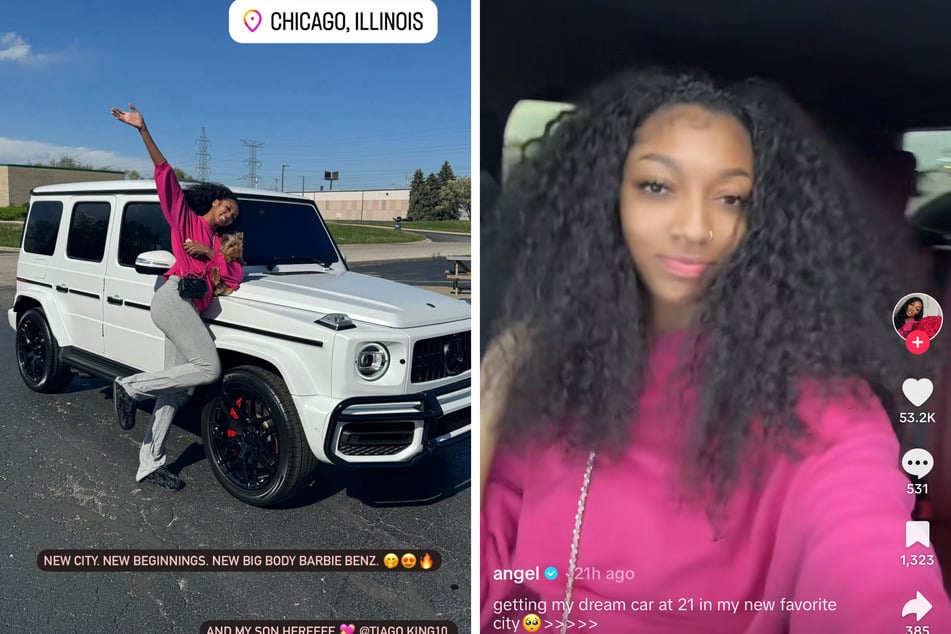 Angel Reese arrives in Chicago in new "Big Barbie" Mercedes-Benz