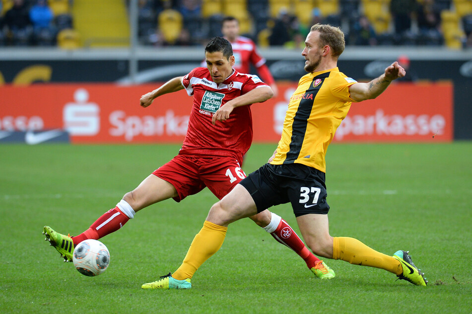 November 2013: Damals kickte Toni Leistner (r.) noch für Dynamo Dresden.