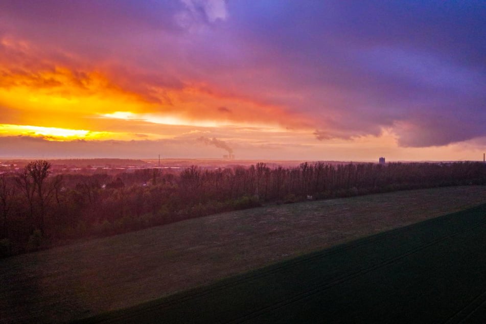 Das Wetter kann sich nicht so recht entscheiden zwischen Sonne und Regen.