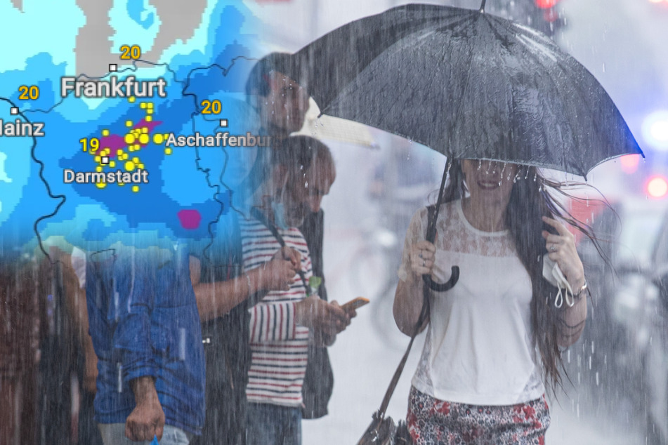 Bis zum Wochenende kann es in Hessen immer wieder zu Schauern und Gewittern kommen.