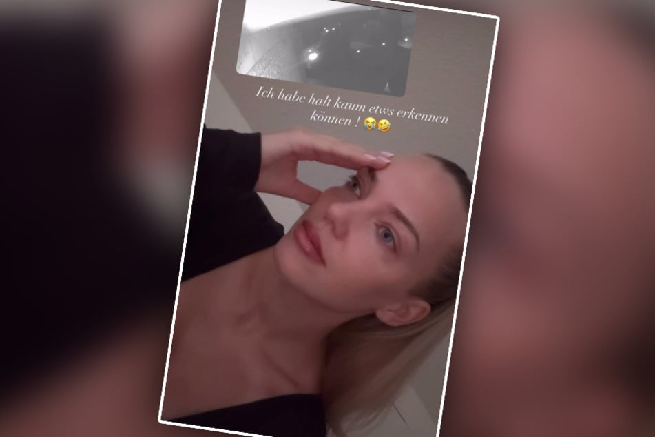 Die 29-Jährige teilte einen Screenshot der verdächtigen Aufnahme mit ihren Fans.