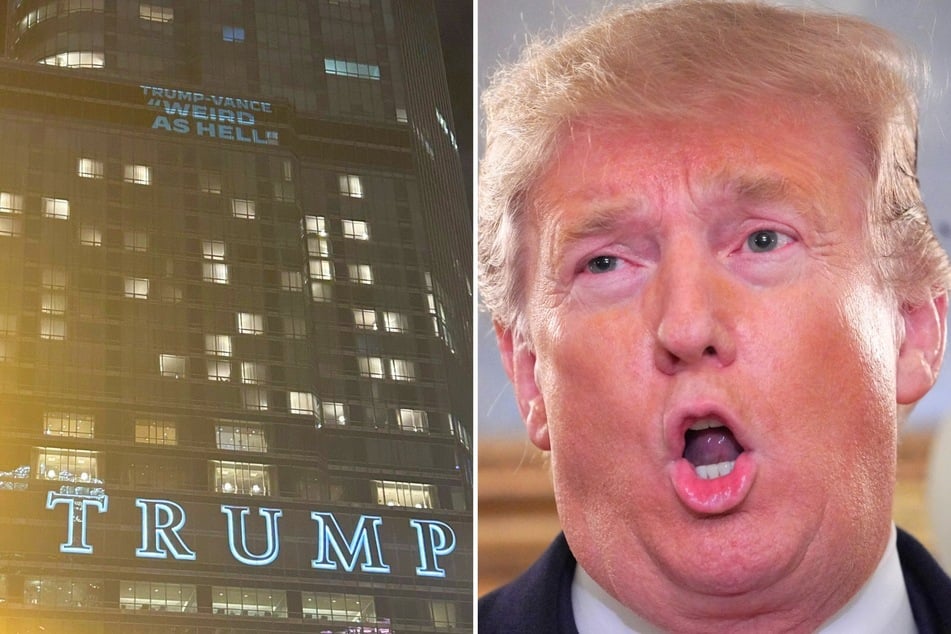 Democrats troll Trump with messages on Chicago tower ahead of DNC