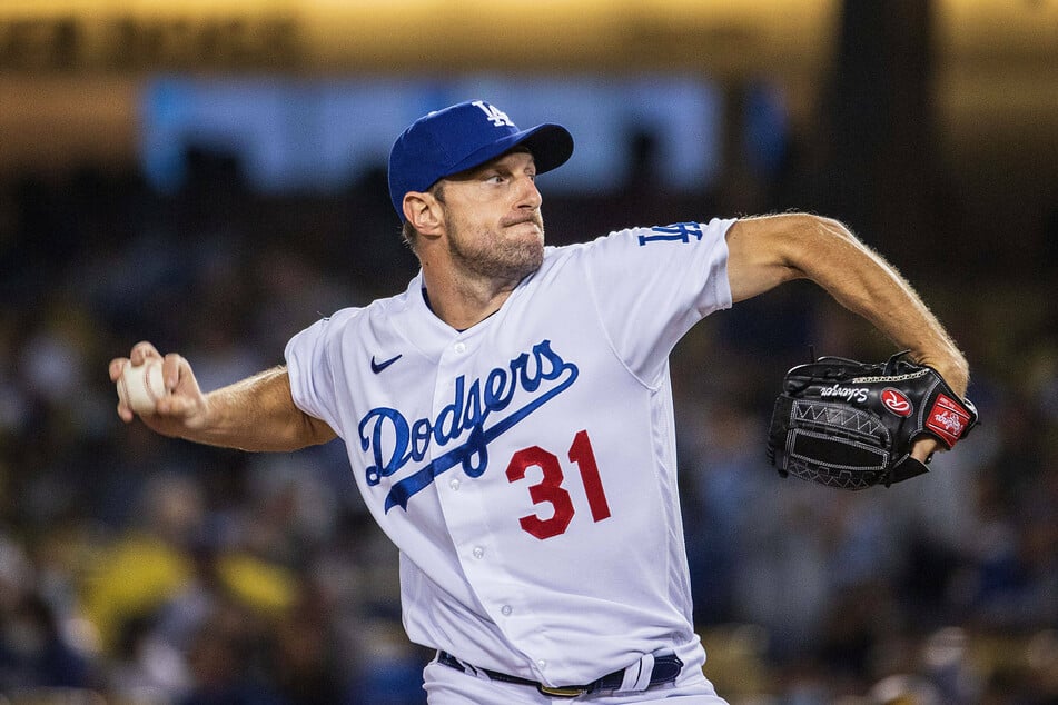 Dodgers pitcher Max Scherzer struck out 10 but got the loss in game four.