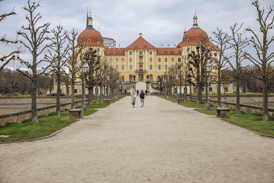 Rund um das Schloss Moritzburg wird Familien am Wochenende ein weihnachtliches Programm geboten.