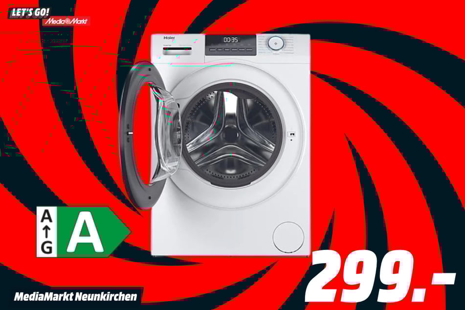 Haier-Waschmaschine für 299 Euro.