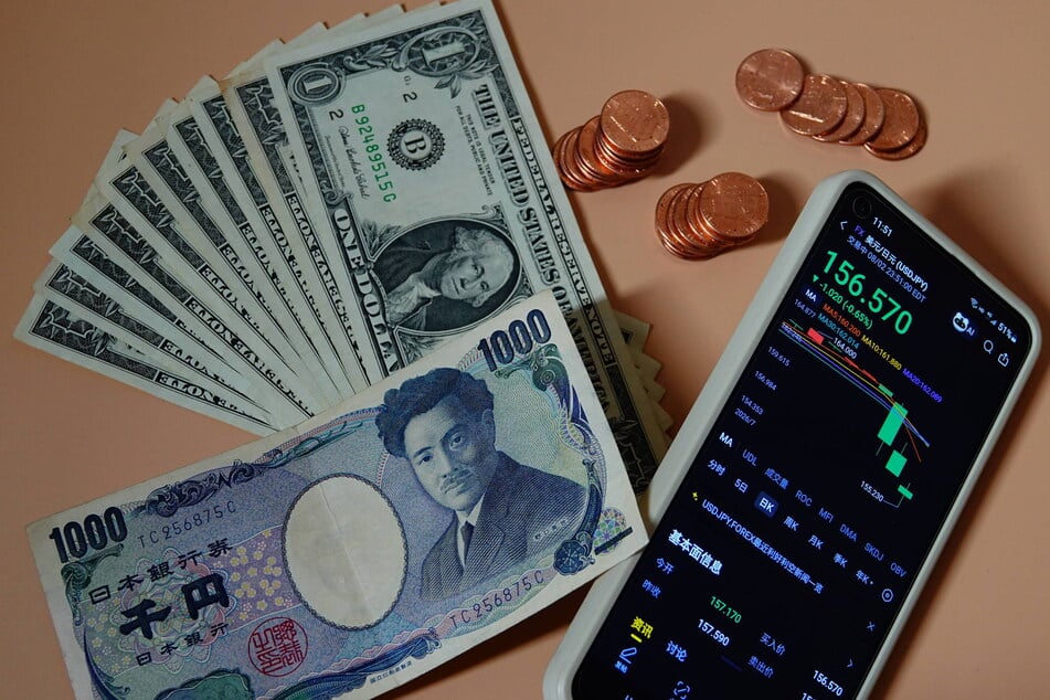 The yen has been weakening because of the gap between Japanese and US interest rates.
