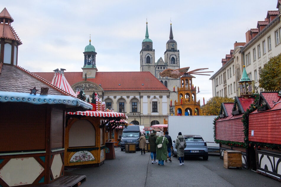 Der Magdeburger Weihnachtsmarkt soll eigentlich ab 20. November öffnen.