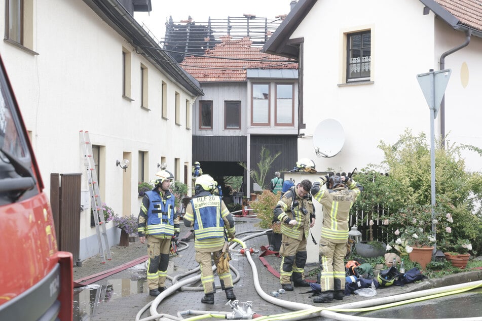 Rund 150 Feuerwehrleute waren im Einsatz.