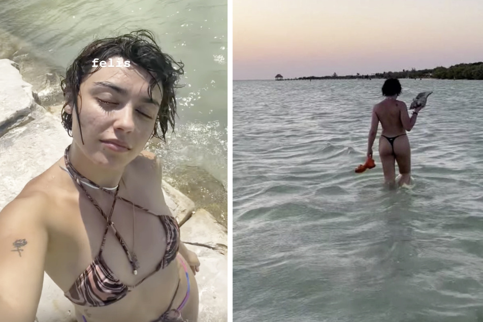 Carla Diaz (24) genießt ihren Urlaub in Mexiko.