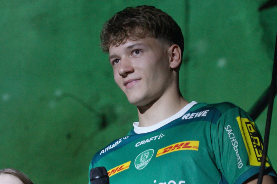 Neuzugang Tom Koschek (18) kommt für ein Jahr auf Leihbasis vom VfL Gummersbach in die Messestadt.