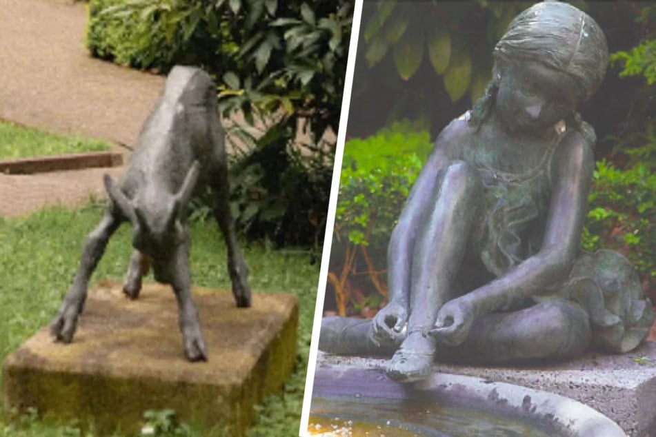 Dreister Kunst-Klau in Berlin: Bronze-Figuren aus Klinik-Garten gestohlen