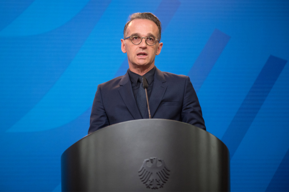 Heiko Maas, Außenminister von Deutschland, spricht im Auswärtigen Amt.