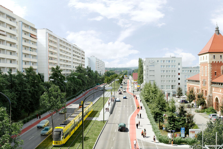 Die neue Linie soll unter anderem über die Budapester Straße führen.