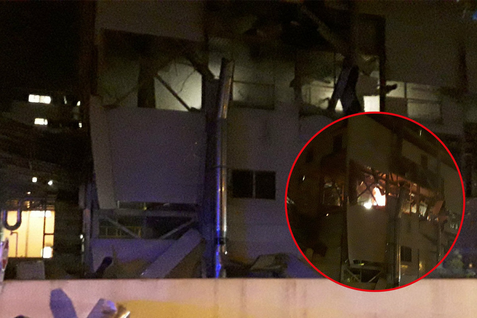 Die tschechische Feuerwehr veröffentlichte Bilder des Unglücks auf Twitter.
