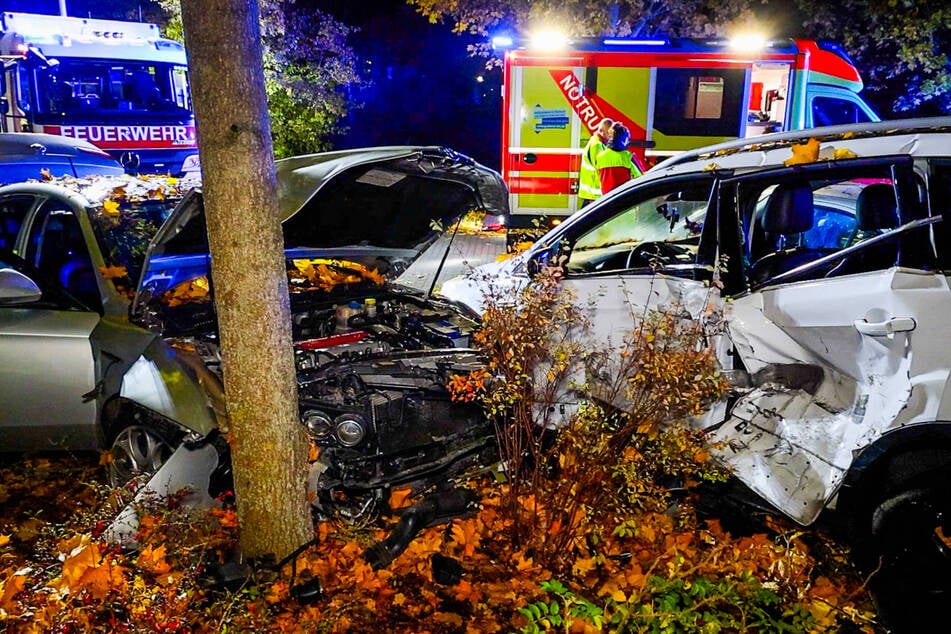 Die Flucht endete für den 18-jährigen Fahrer im Wohngebiet Am Kuschelhain.