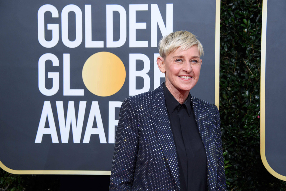 Ellen DeGeneres before the coronavirus pandemic at the 77th Annual Golden Globe Awards in January.