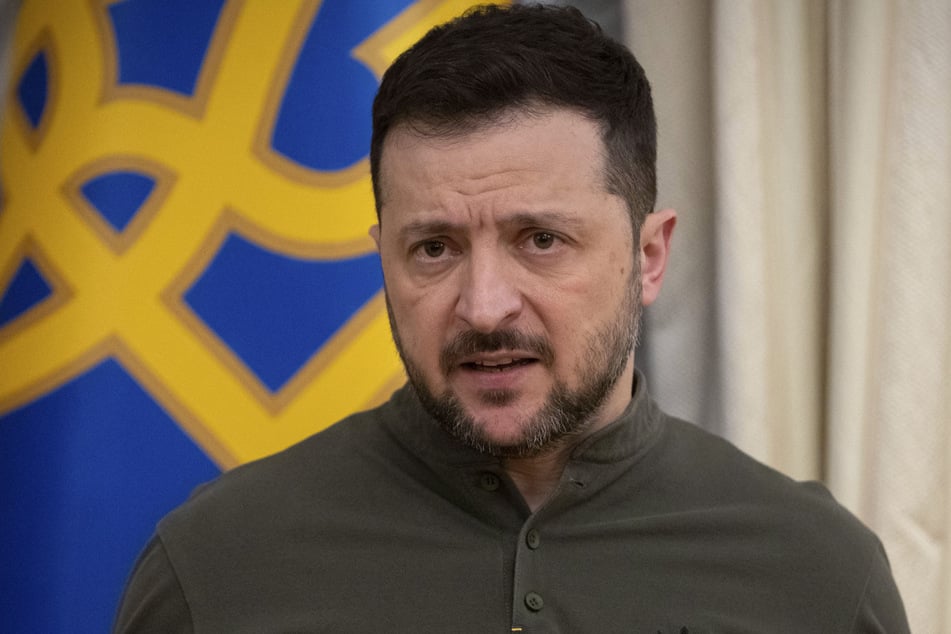 Der ukrainische Präsident Wolodymyr Selenskyj (47).