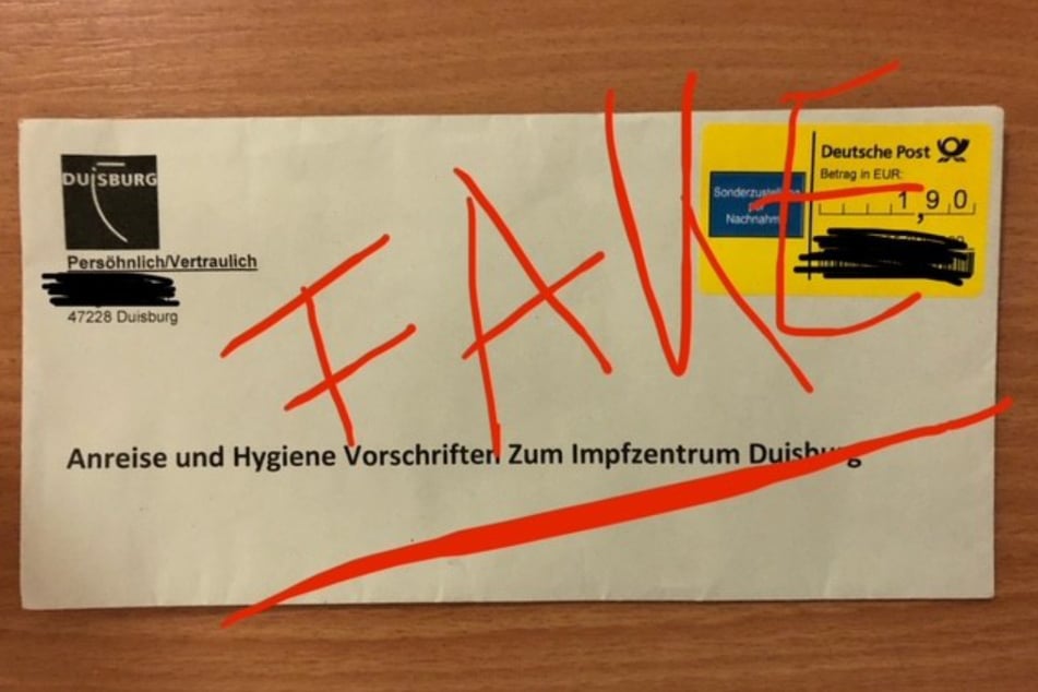 Falscher Brief vom Impfzentrum: Polizei warnt vor Betrugsmasche
