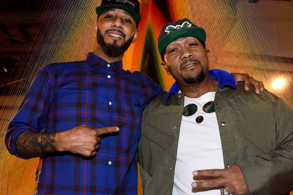 Swizz Beatz (l.) and Timbaland have been close friends since childhood.