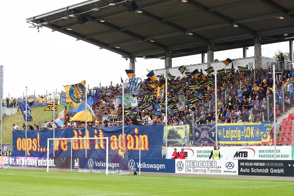 Stark: Die Partie des FSV Zwickau gegen Lok Leipzig war eine von sechs Begegnungen mit mehr als 4000 Zuschauern.