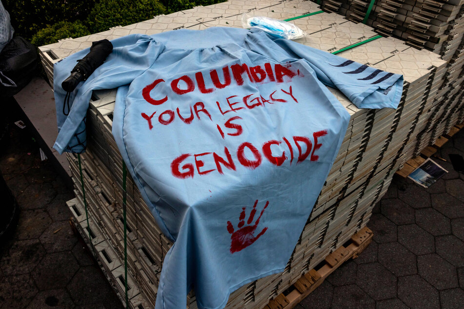 Columbia students, many of them Jewish, demanded Columbia divest from Israeli companies involved in the oppression of Palestinians.