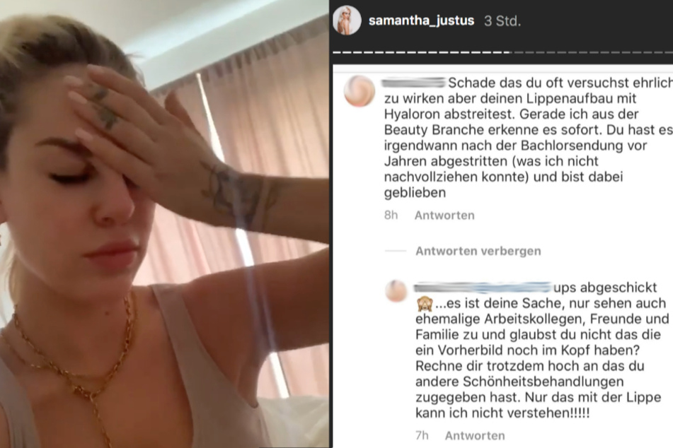 Zu dieser Nachricht fehlen Samantha (30) fast die Worte.