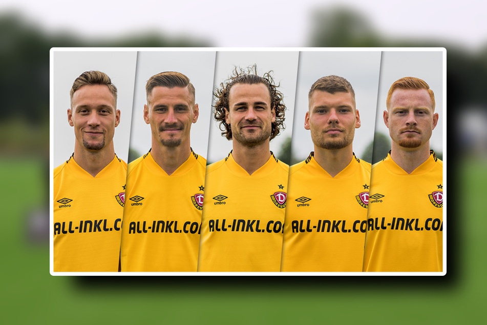 Der neue Mannschaftsrat der Schwarz-Gelben setzt sich zusammen aus: Tim Knipping (29), Stefan Kutschke (33), Yannick Stark (31), Kevin Ehlers (21) und Paul Will (23) . (v.l.n.r.)