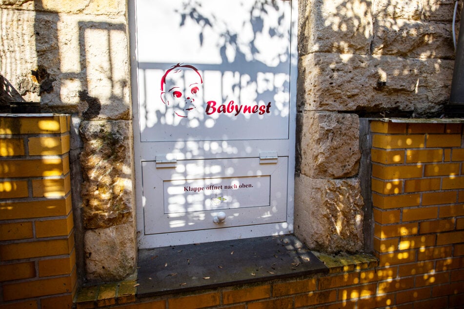 Das "Babynest" im St. Georg - hier wurde am 27. Februar ein toter Säugling abgelegt.