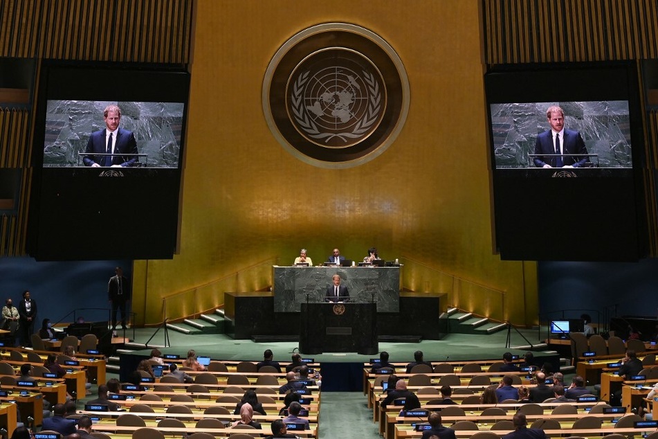 Prince Harry told the audience at the United Nations that "the right thing to do is not up for debate."